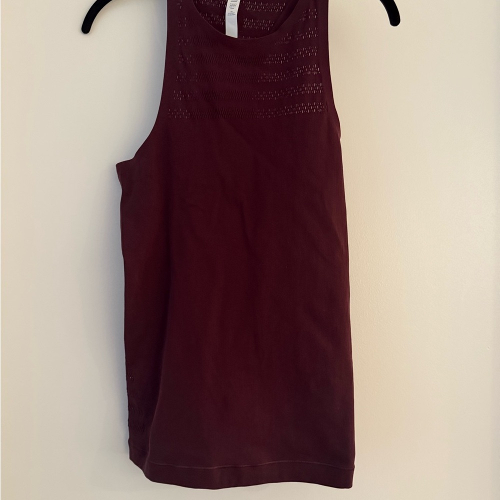 Lululemon Athletica Deep Red Tank Top
